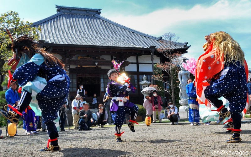 観音寺 石原のささら獅子舞