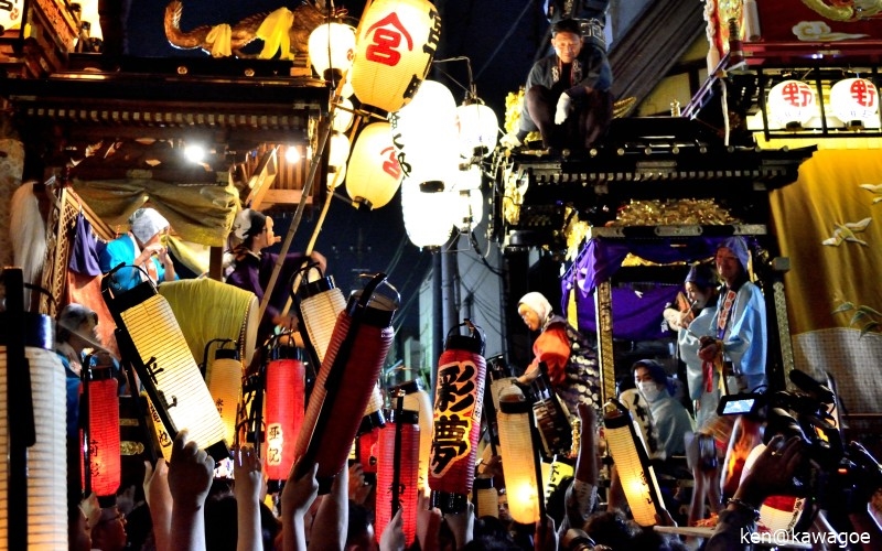 川越まつり 2023 仲町交差点